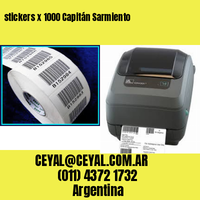 stickers x 1000 Capitán Sarmiento