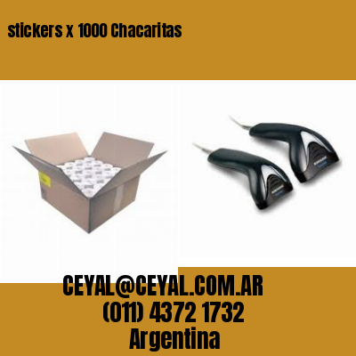 stickers x 1000 Chacaritas