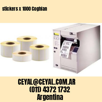 stickers x 1000 Coghlan