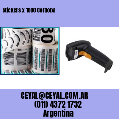 stickers x 1000 Cordoba