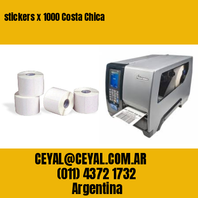 stickers x 1000 Costa Chica