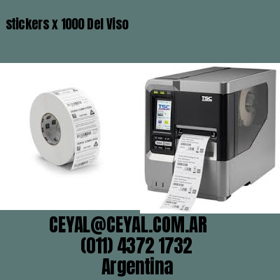 stickers x 1000 Del Viso