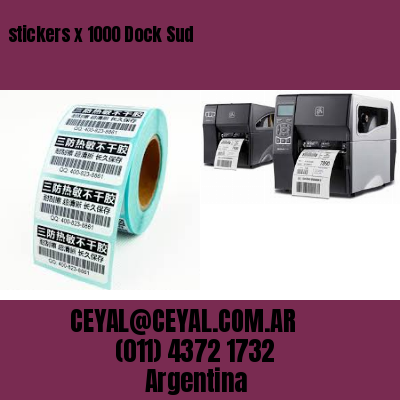 stickers x 1000 Dock Sud