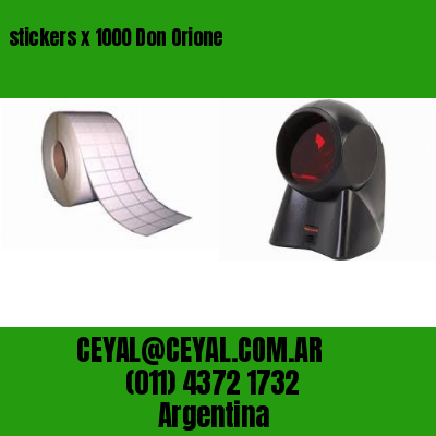 stickers x 1000 Don Orione