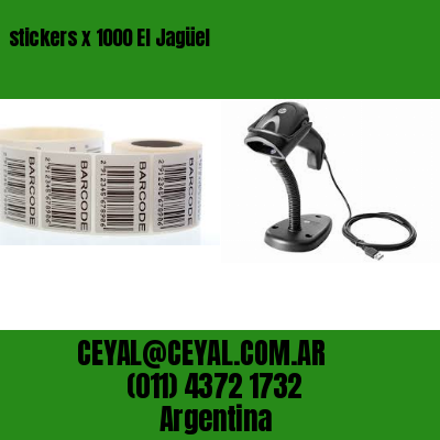 stickers x 1000 El Jagüel