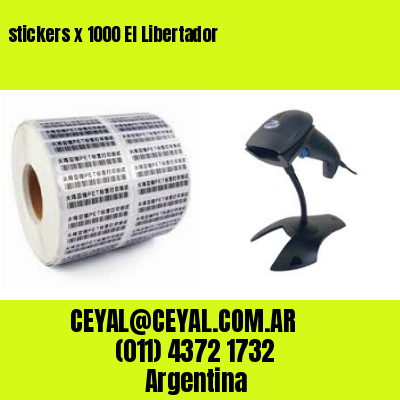 stickers x 1000 El Libertador