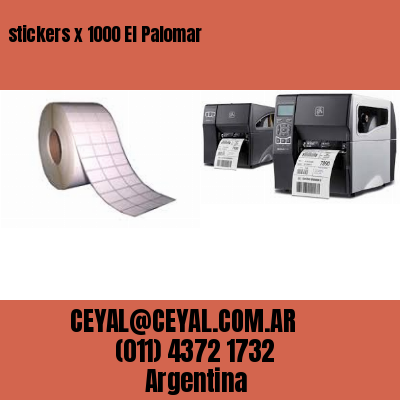 stickers x 1000 El Palomar