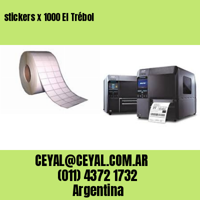 stickers x 1000 El Trébol