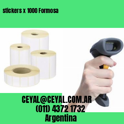 stickers x 1000 Formosa