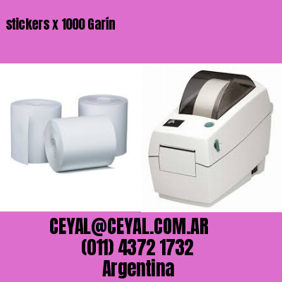 stickers x 1000 Garín