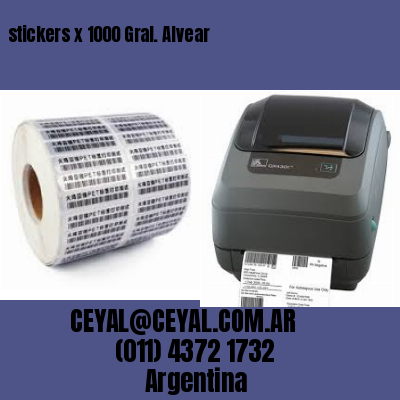 stickers x 1000 Gral. Alvear