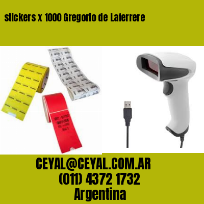 stickers x 1000 Gregorio de Laferrere