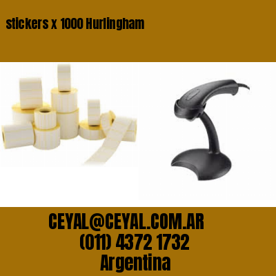 stickers x 1000 Hurlingham