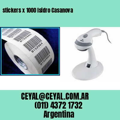 stickers x 1000 Isidro Casanova