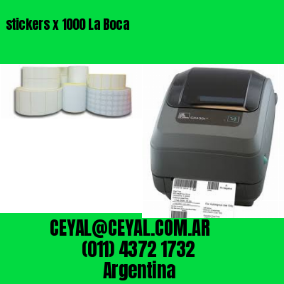 stickers x 1000 La Boca