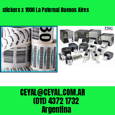 stickers x 1000 La Paternal Buenos Aires