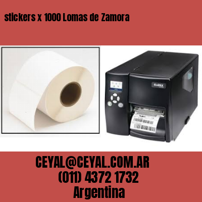 stickers x 1000 Lomas de Zamora