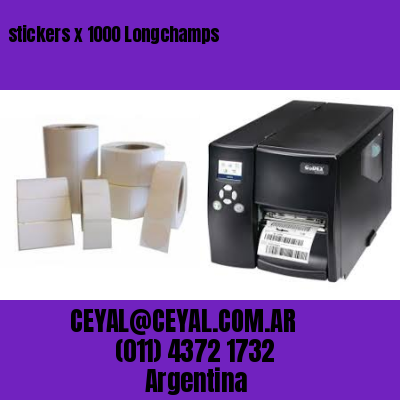 stickers x 1000 Longchamps