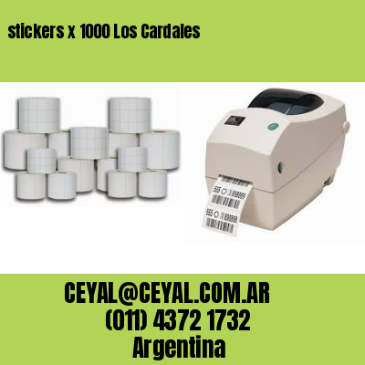 stickers x 1000 Los Cardales