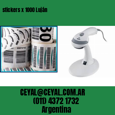 stickers x 1000 Luján