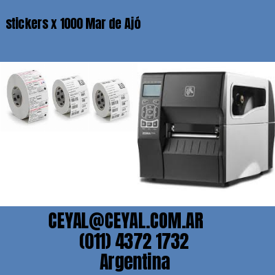 stickers x 1000 Mar de Ajó