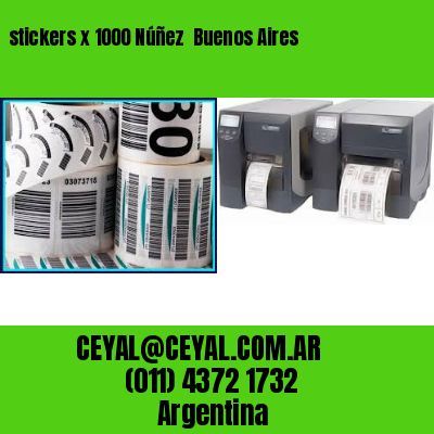 stickers x 1000 Núñez  Buenos Aires