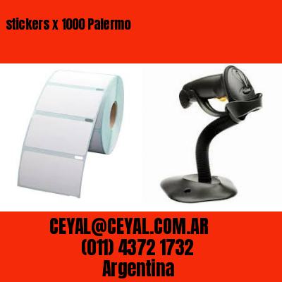 stickers x 1000 Palermo