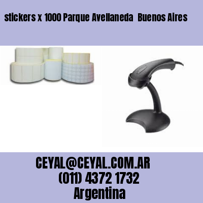 stickers x 1000 Parque Avellaneda  Buenos Aires