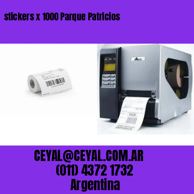 stickers x 1000 Parque Patricios