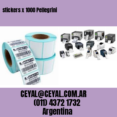 stickers x 1000 Pellegrini