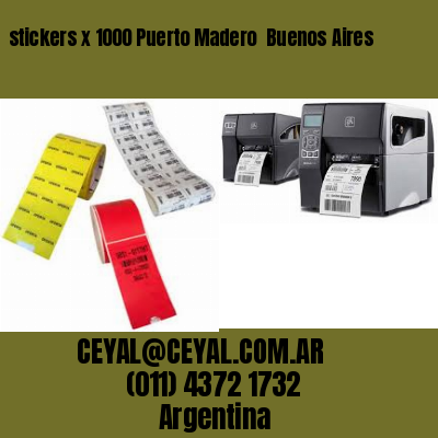 stickers x 1000 Puerto Madero  Buenos Aires