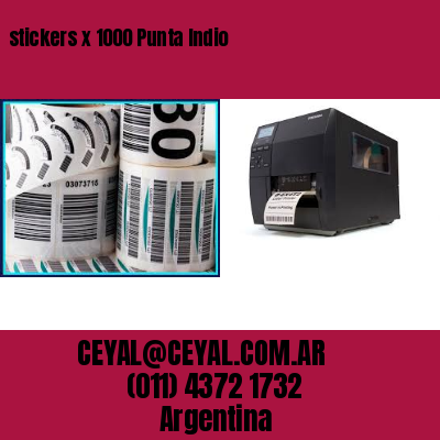 stickers x 1000 Punta Indio