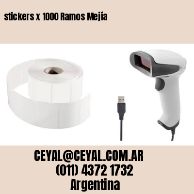 stickers x 1000 Ramos Mejía