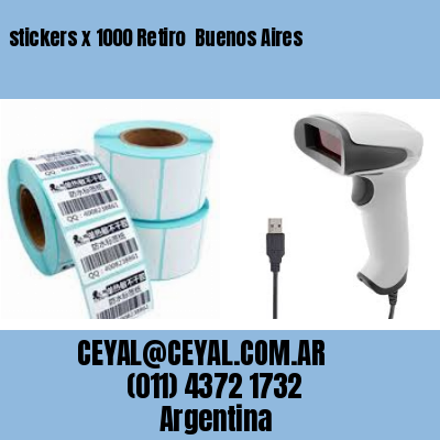 stickers x 1000 Retiro  Buenos Aires