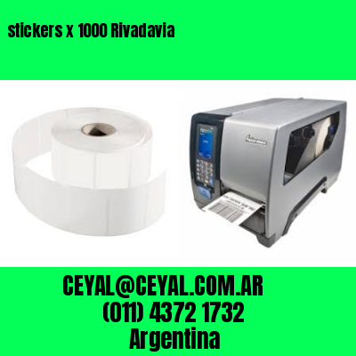 stickers x 1000 Rivadavia