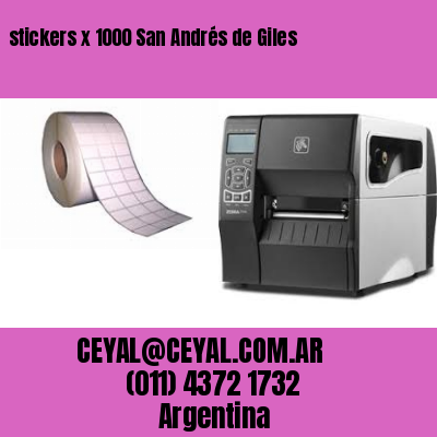 stickers x 1000 San Andrés de Giles