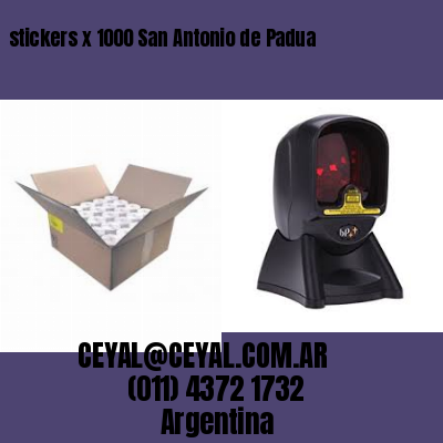 stickers x 1000 San Antonio de Padua