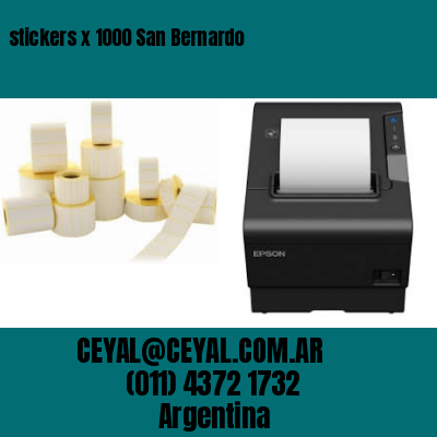 stickers x 1000 San Bernardo