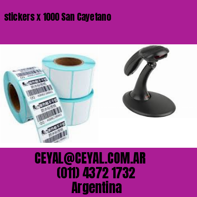 stickers x 1000 San Cayetano