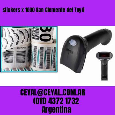 stickers x 1000 San Clemente del Tuyú