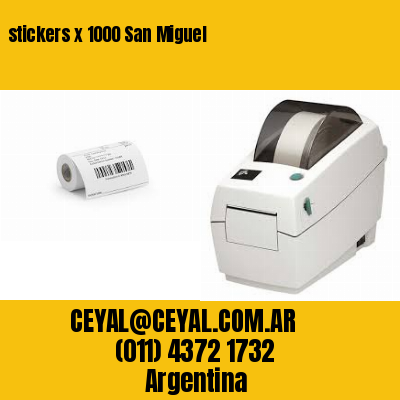 stickers x 1000 San Miguel