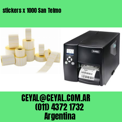 stickers x 1000 San Telmo