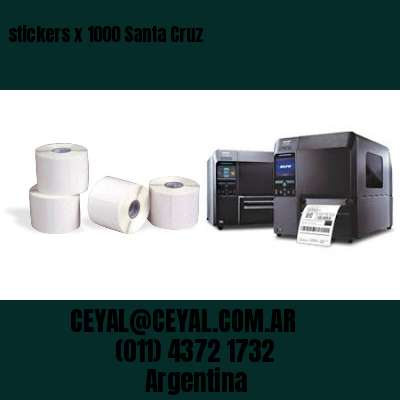 stickers x 1000 Santa Cruz