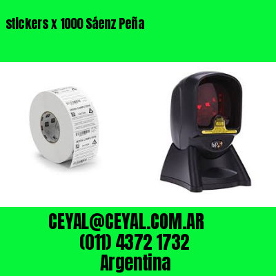 stickers x 1000 Sáenz Peña