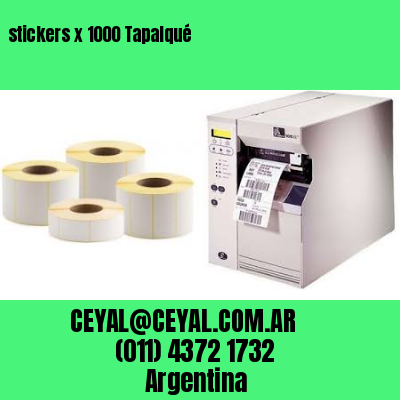 stickers x 1000 Tapalqué