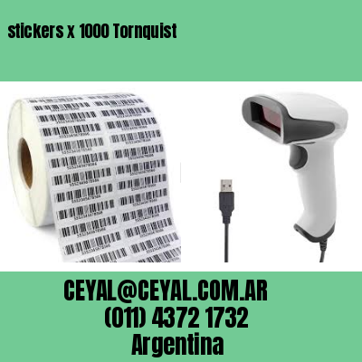 stickers x 1000 Tornquist