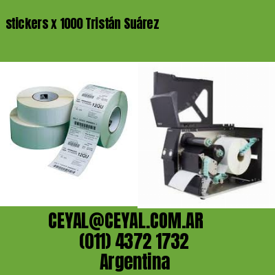 stickers x 1000 Tristán Suárez