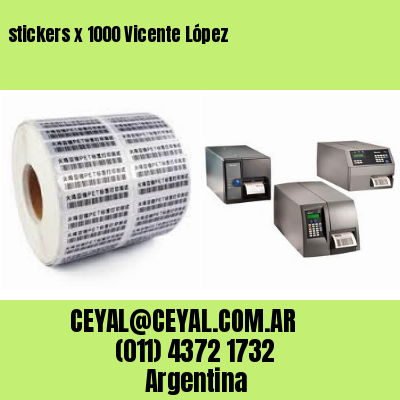 stickers x 1000 Vicente López