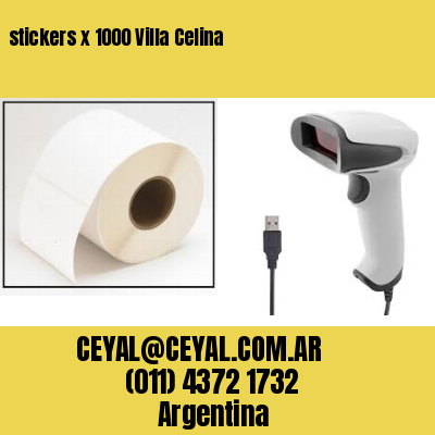 stickers x 1000 Villa Celina