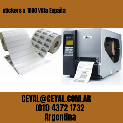 stickers x 1000 Villa España